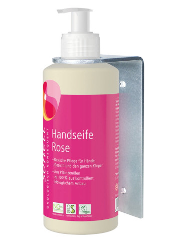 Soporte metálico de pared para jabón de manos Sonett - Imagen 1