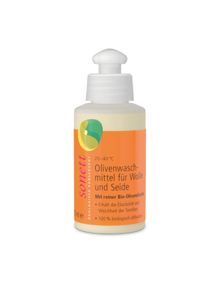 Detergente de oliva para lana y seda Sonett 120 ml - Imagen 1