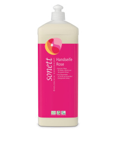 Jabón manos rosa Sonett dispensador 300 ml - Imagen 2