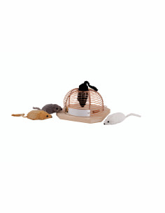Ratonera de captura sin matar Redecker madera de haya y metal ø 13 cm - Imagen 1