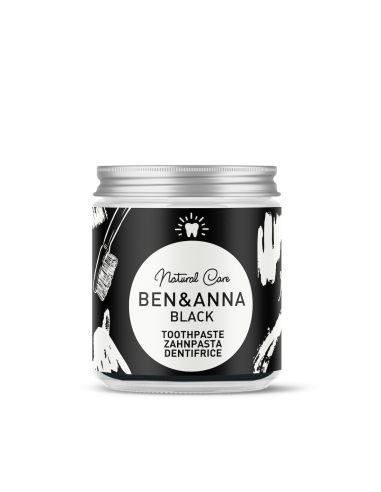 Dentífrico black tarrito de cristal 100 ml - Imagen 2