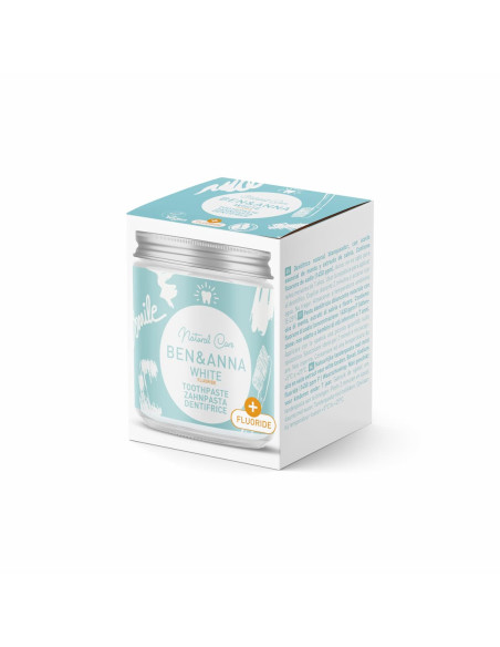 Dentífrico White tarrito de cristal con fluor 100 ml - Imagen 1