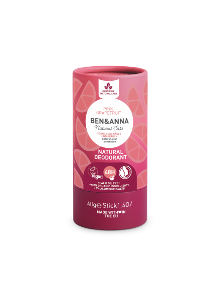 Desodorante Pink Grapefruit envase de cartón (sin plástico) 40 g - Imagen 1